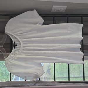 Banana Republic white blouse